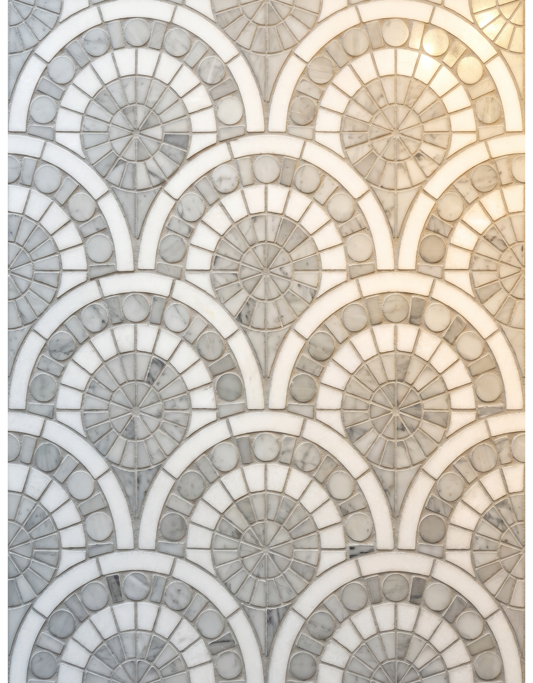 205th Lakeville — Custom Scallop Mosaic Tile