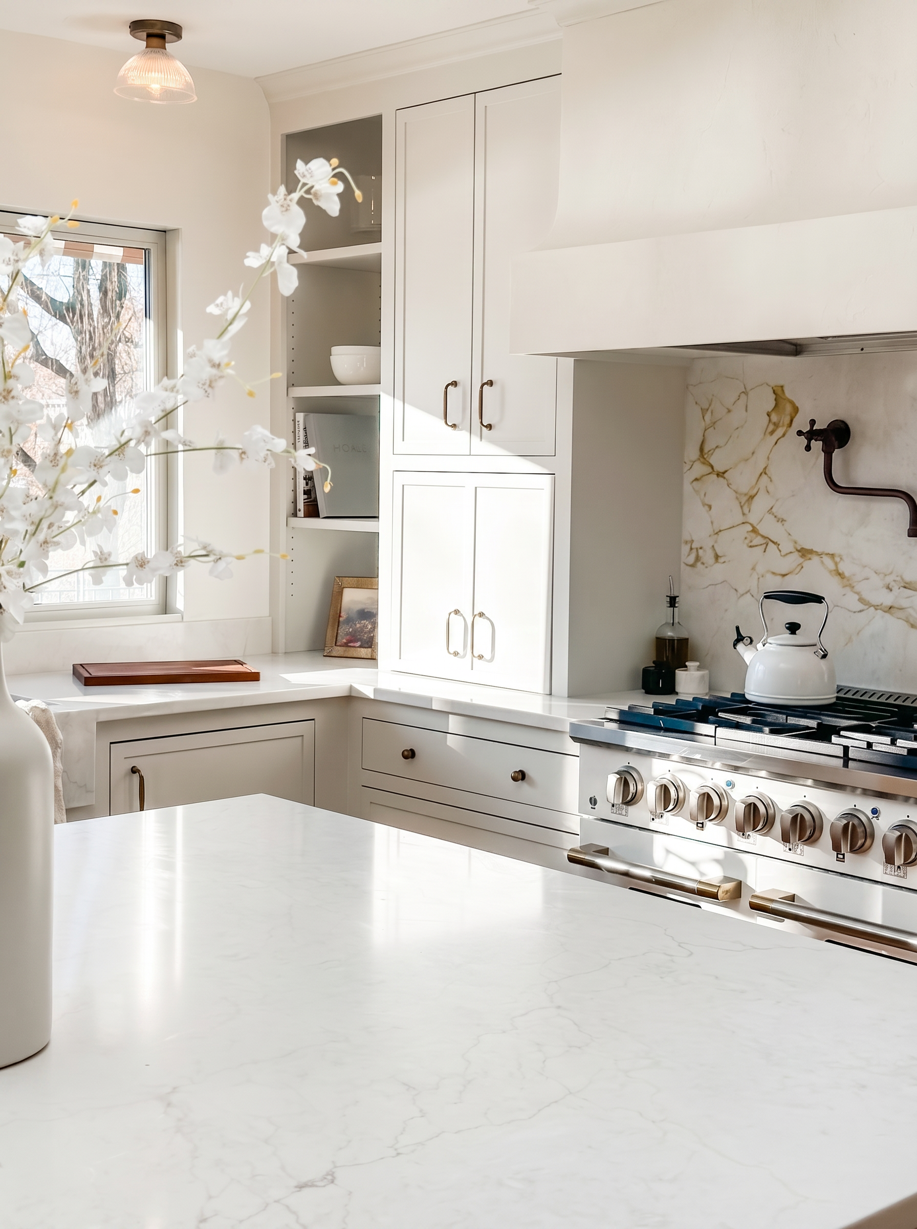 Dewey Hill — Kitchen Range Wall