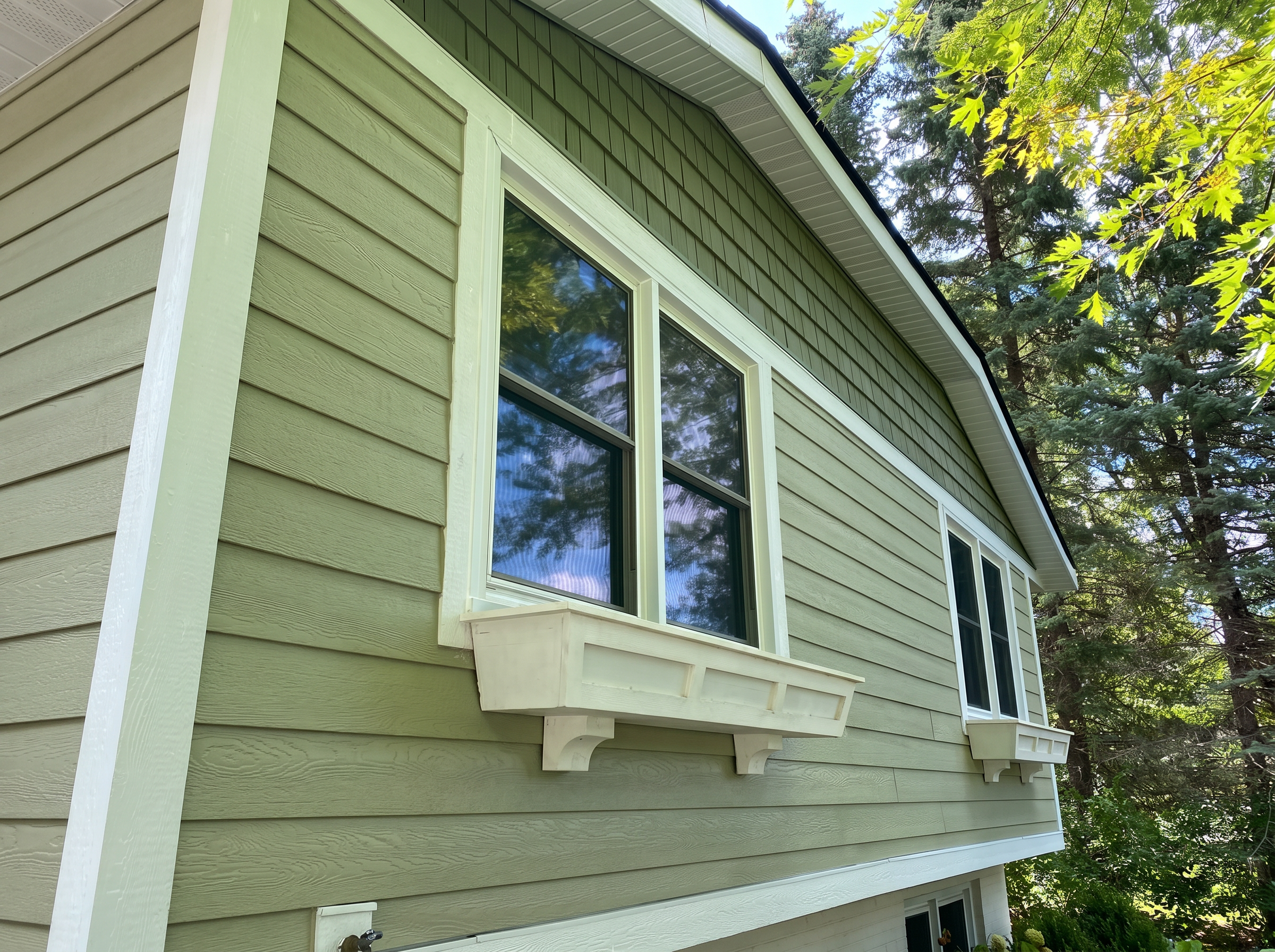 Heatherton — Window Boxes and Siding Detail