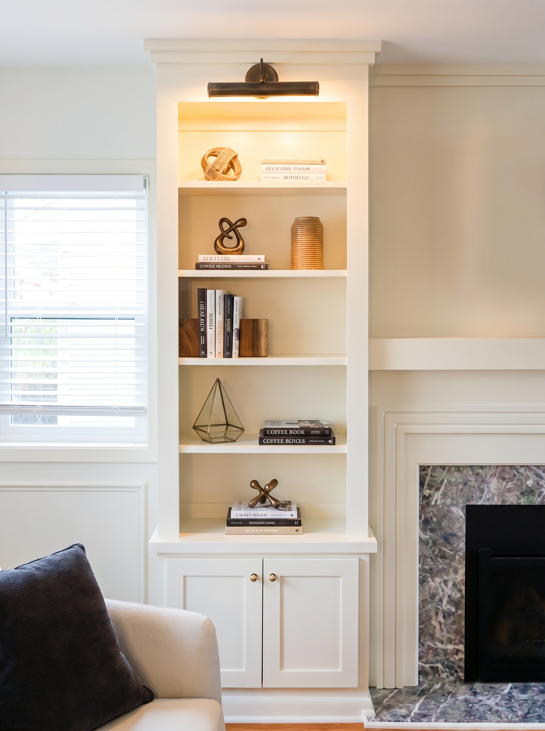 James — Built-in Bookshelf Detail