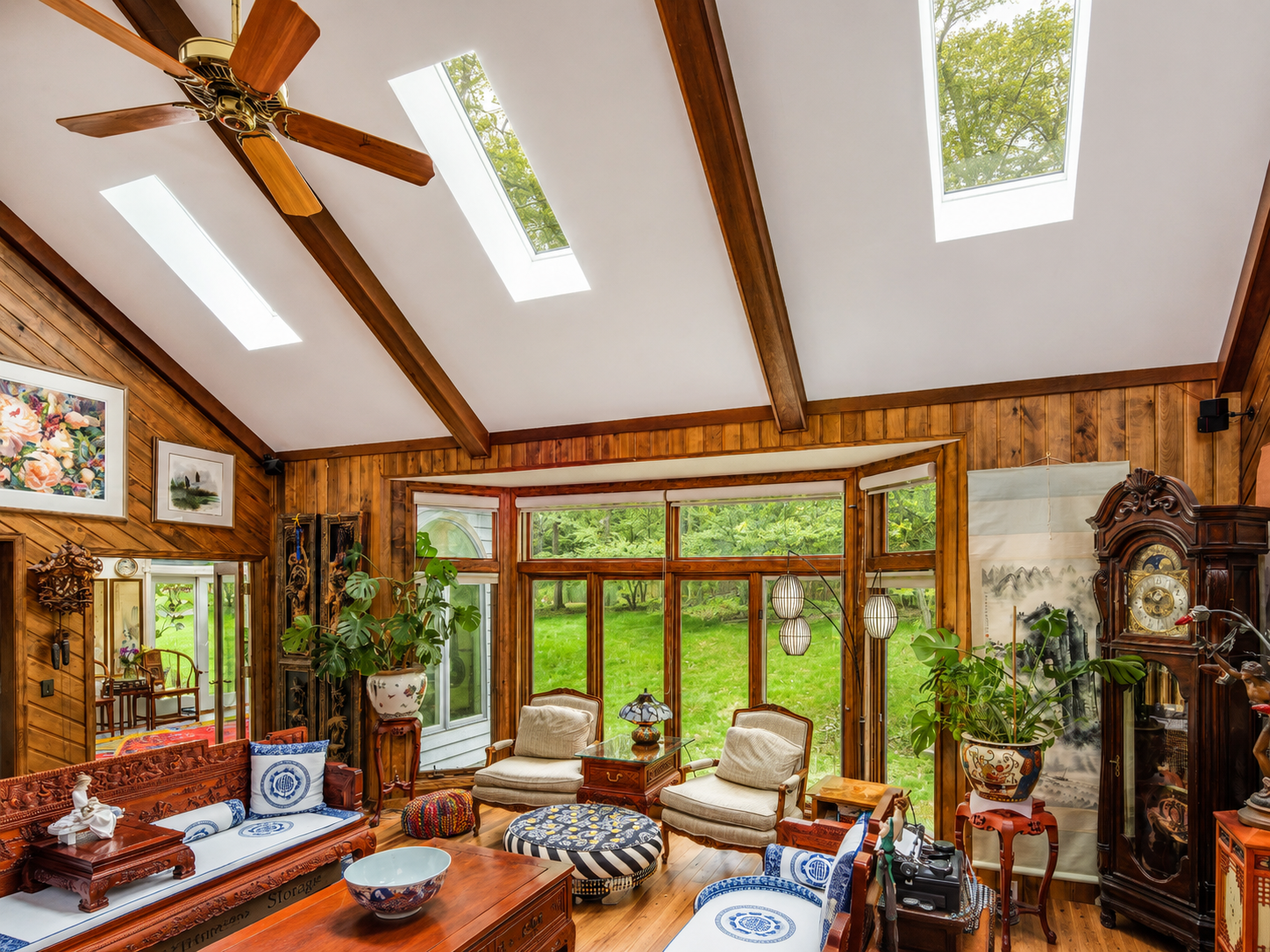 Light for Art — Sunroom Before Skylight Installation